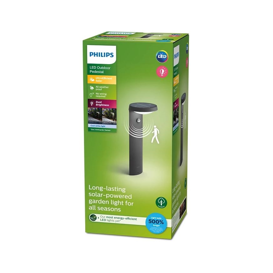 Philips - LED Päikesepaneeliga valgusti anduriga LED/1,2W/4V 1800 mAh 4000K IP44