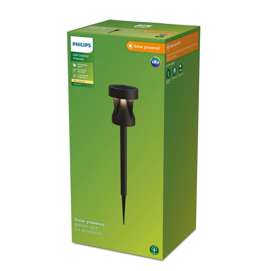 Philips - LED Päikesepaneeliga valgusti AVERY LED/1,8W/3,7V 2600 mAh 2700K IP44