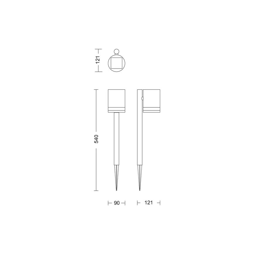 Philips - LED Päikesepaneeliga valgusti FYCE LED/1,5W/3,7V 1200 mAh IP44