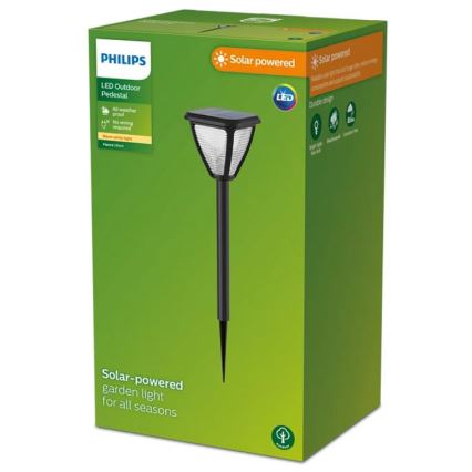 Philips - LED Päikesepaneeliga valgusti VAPORA LED/1,5W/3,7V 1500 mAh IP44