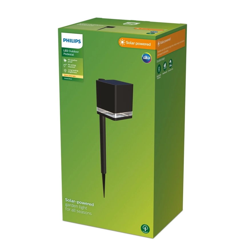 Philips - LED Päikesepaneeliga valgusti VIRONA LED/1,8W/3,7V 2600 mAh 2700K IP44