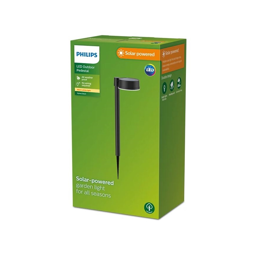 Philips - LED Päikesepaneeliga valgusti VYNCE LED/1,5W/3,7V 1500 mAh IP44