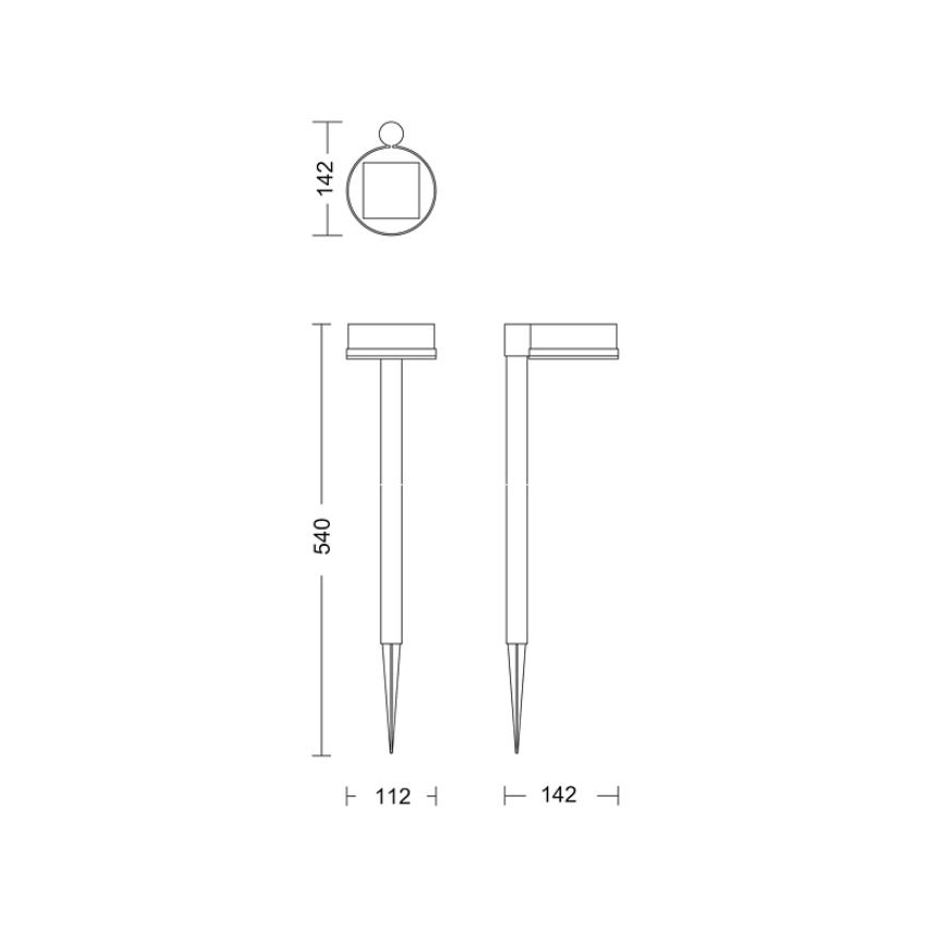 Philips - LED Päikesepaneeliga valgusti VYNCE LED/1,5W/3,7V 1500 mAh IP44