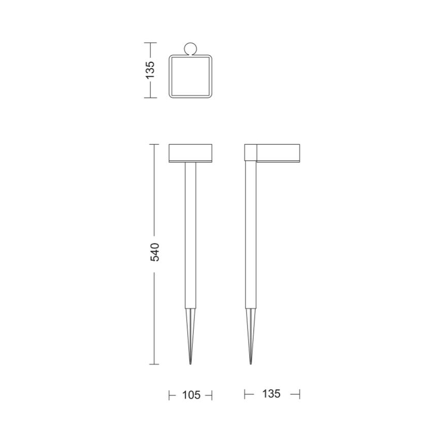 Philips - LED Päikesepaneeliga valgusti VYNCE LED/1,5W/3,7V 1500 mAh IP44