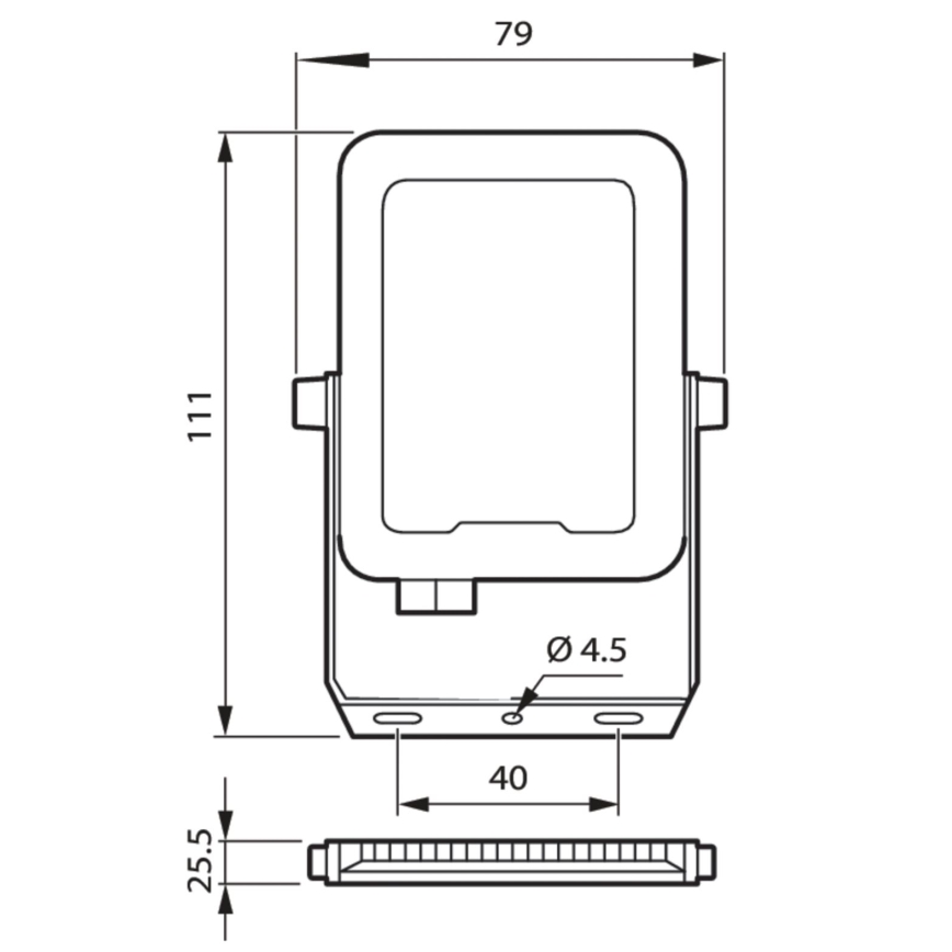 Philips - LED Prožektor LED/10W/230V 3000K IP65
