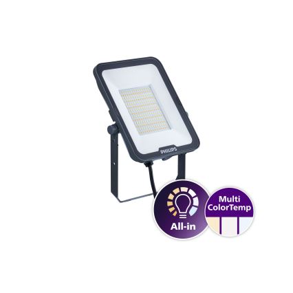Philips - LED Prožektor LEDINAIRE ALL-IN LED/70W/230V 3000/4000/6500K IP65 antratsiit