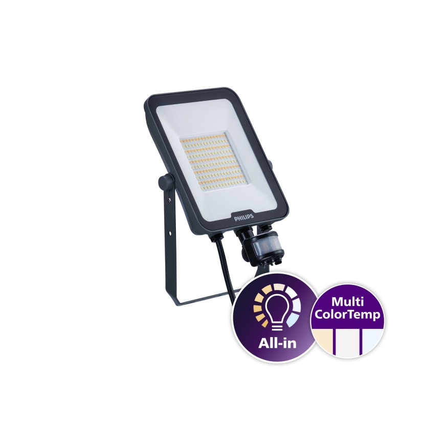 Philips - LED-reflektor liikumis- ja hämarusanduriga LEDINAIRE ALL-IN LED/50W/230V 3000/4000/6500K IP65