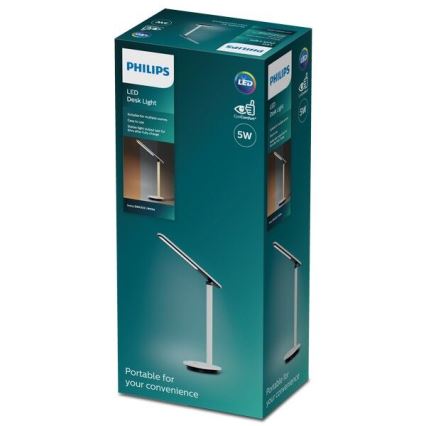 Philips - LED Hämardatav puutetundlik laualamp IVORY LED/5W/5V 2700/3600/5000K CRI 90