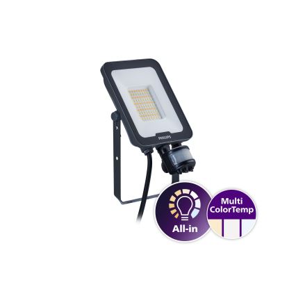 Philips - LED-reflektor liikumis- ja hämarusanduriga LEDINAIRE ALL-IN LED/30W/230V 3000/4000/6500K IP65