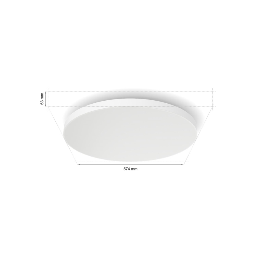 Philips - LED RGB Hämardatav laevalgusti Hue DATURA LED/67W/230V 2000-6500K