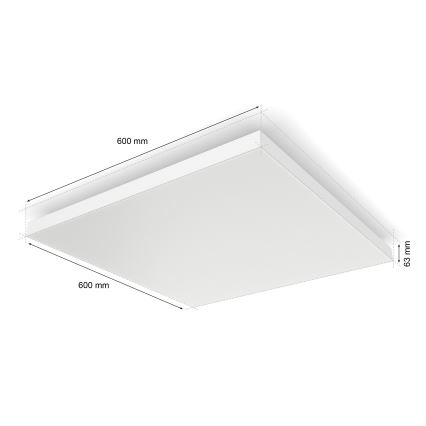 Philips - LED RGB Hämardatav laevalgusti Hue DATURA LED/67W/230V 2000-6500K