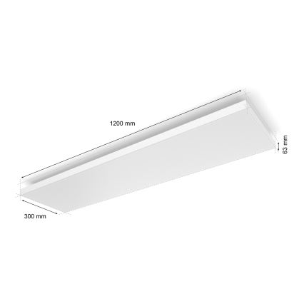 Philips - LED RGB Hämardatav laevalgusti Hue DATURA LED/67W/230V 2000-6500K