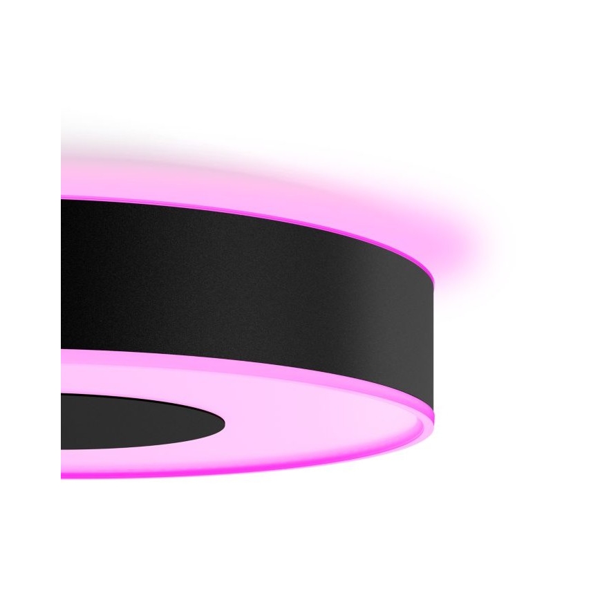 Philips - LED RGB Hämardatav laevalgusti Hue INFUSE LED/33,5W/230V 2000-6500K d. 381 mm must