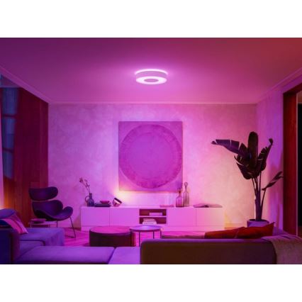 Philips -LED RGB Hämardatav laevalgusti Hue INFUSE LED/33,5W/230V 2000-6500K d. 381 mm valge