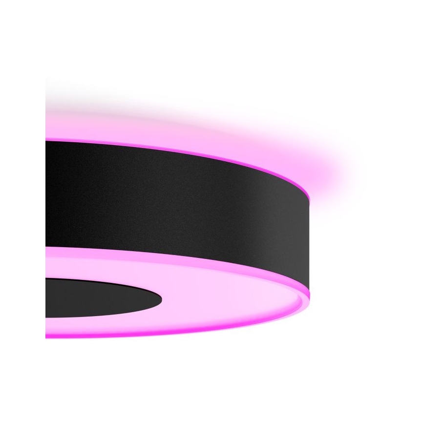 Philips - LED RGB Hämardatav laevalgusti Hue INFUSE LED/52,5W/230V 2000-6500K d. 425 mm must