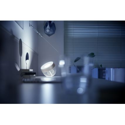 Philips - LED RGB Hämardatav laualamp Hue IRIS LED/8,2W/230V 2000-6500K hõbe