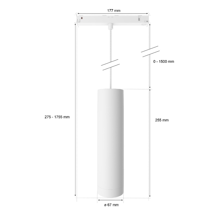 Philips - LED RGB Hämardatav lühter rööbassüsteemile Hue PERIFO LED RGB/5,2W/24V 2000-6500K