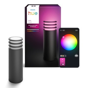 Philips - LED RGB hämardatav välisvalgusti Hue LUCCA 1xE27/8,1W/230V 25 cm 1000-20000K IP44