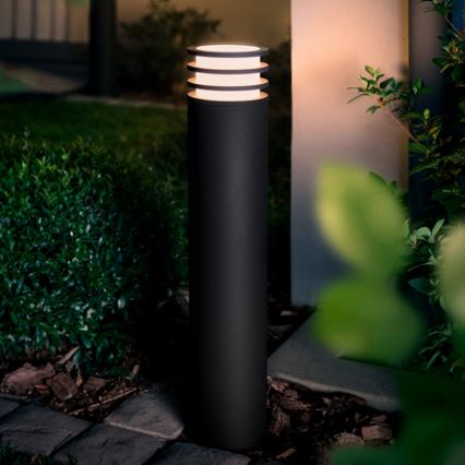 Philips - LED RGB hämardatav välisvalgusti Hue LUCCA 1xE27/8,1W/230V 77 cm 1000-20000K IP44