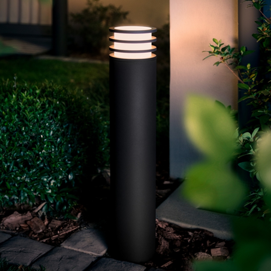 Philips - LED RGB hämardatav välisvalgusti Hue LUCCA 1xE27/8,1W/230V 77 cm 1000-20000K IP44