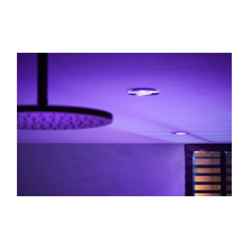 Philips - LED RGB Hämardatav vannitoavalgusti Hue XAMENTO 1xGU10/5,7W/230V IP44 2000-6500K