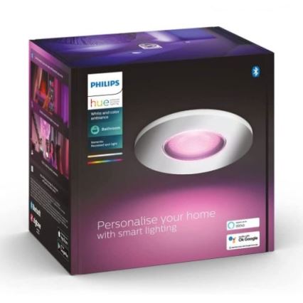 Philips - LED RGB Hämardatav vannitoavalgusti Hue XAMENTO 1xGU10/5,7W/230V IP44 2000-6500K