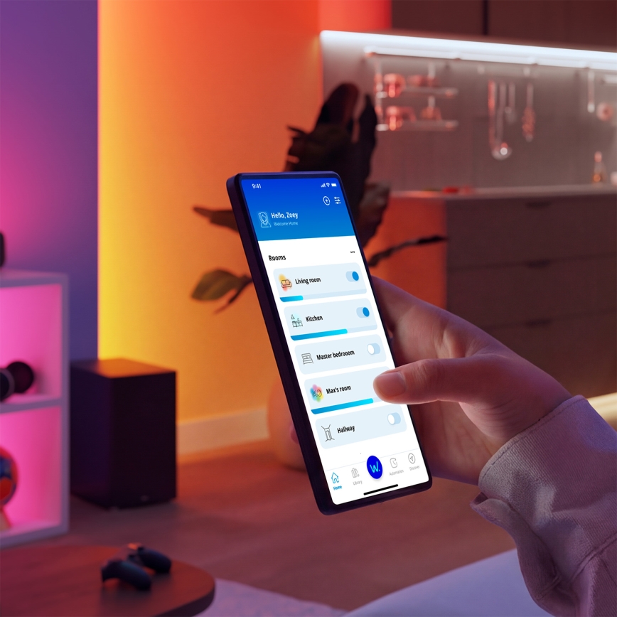 Philips - Hämardatav LED RGB+TW laualamp SMART LED/9W/230V 2200-6500K Wi-Fi