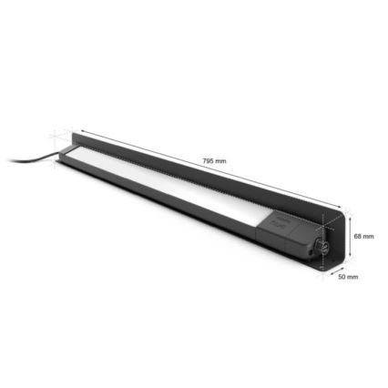 Philips - LED RGB Hämardatav välivalgusti Hue White ja Color Ambiance LED/20W/24V IP65