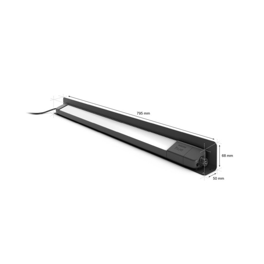 Philips - LED RGB Hämardatav välivalgusti Hue White ja Color Ambiance LED/20W/24V IP65