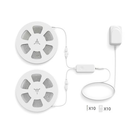 Philips - LED RGBIC hämardatav valgusriba SMART STRIP 20m LED/36W/230V 2700-6500K Wi-Fi