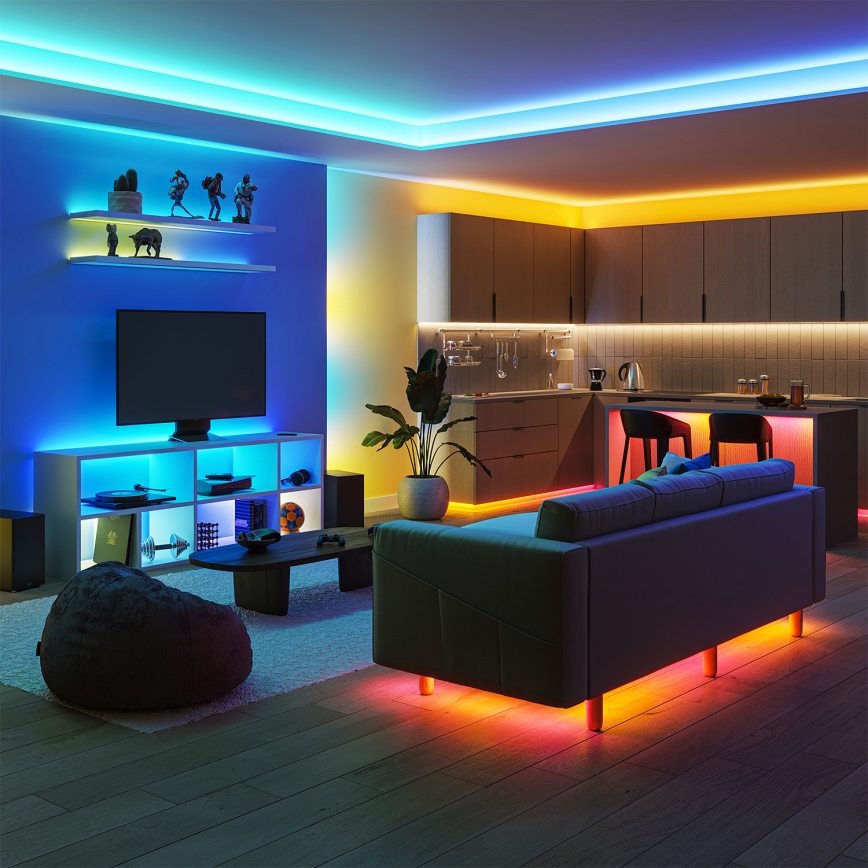 Philips - LED RGBIC hämardatav valguspael SMART STRIP 3m LED/13W/230V 2700-6500K Wi-Fi
