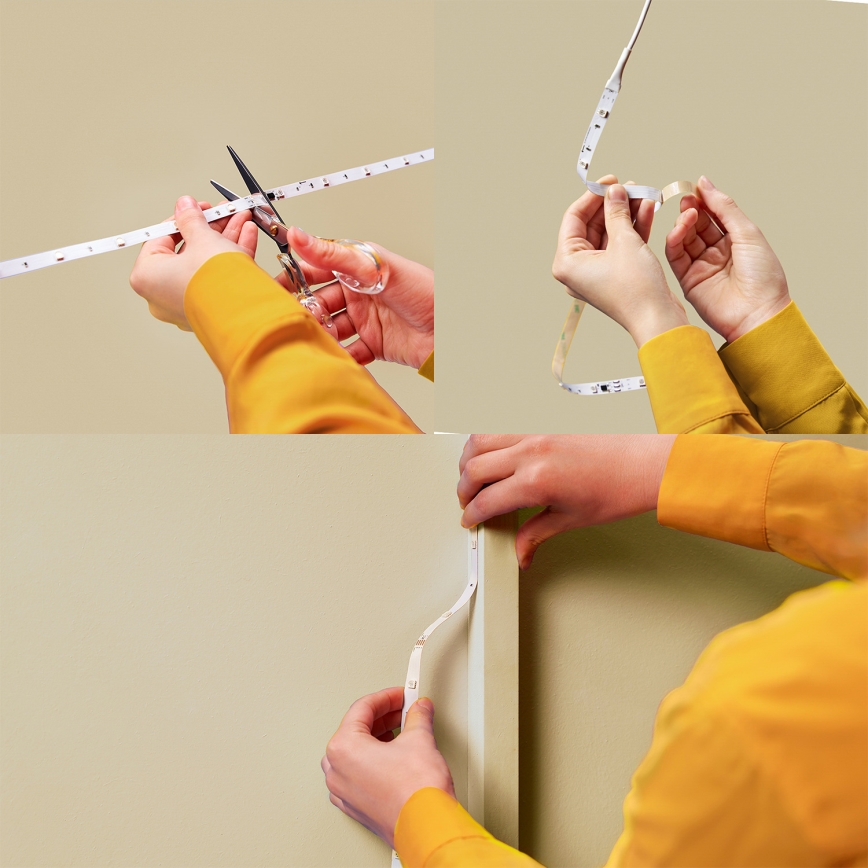 Philips - LED RGBIC hämardatav valguspael SMART STRIP 3m LED/13W/230V 2700-6500K Wi-Fi