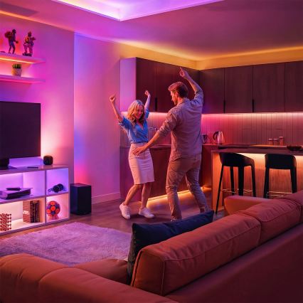 Philips - LED RGBIC hämardatav valguspael SMART STRIP 3m LED/13W/230V 2700-6500K Wi-Fi