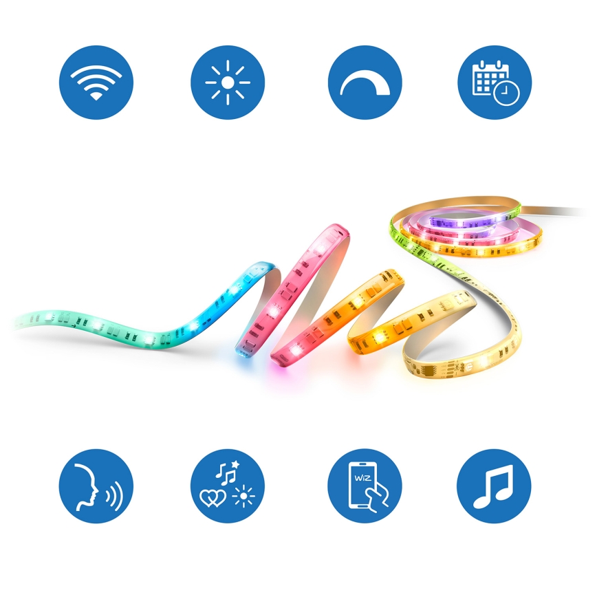 Philips - LED RGBIC hämardatav valguspael SMART STRIP 3m LED/13W/230V 2700-6500K Wi-Fi