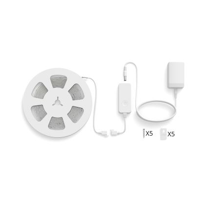 Philips - LED RGBIC hämardatav riba SMART STRIP 4m LED/12W/230V 2700-6500K Wi-Fi