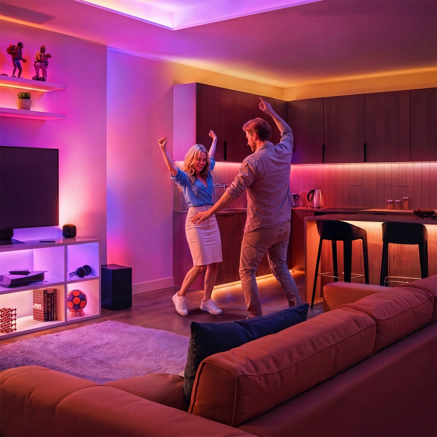 Philips - RGBIC hämardatav SMART STRIP LED-valguslint 10 m LED/43 W/230 V 2700–6500 K Wi‑Fi