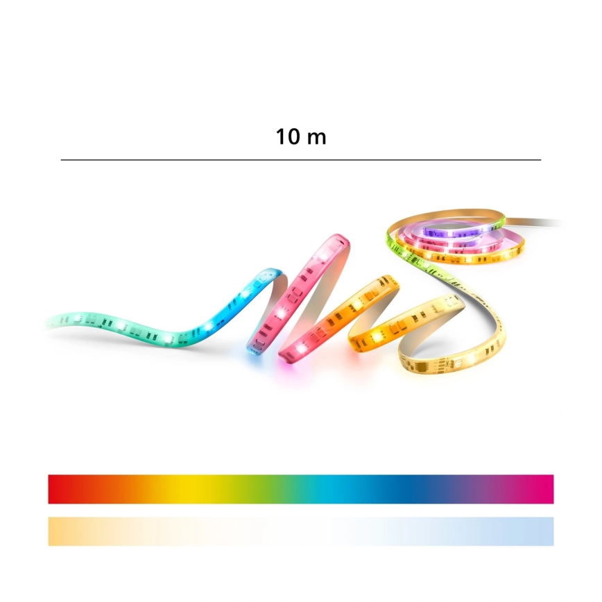 Philips - RGBIC hämardatav SMART STRIP LED-valguslint 10 m LED/43 W/230 V 2700–6500 K Wi‑Fi