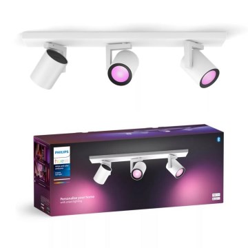 Philips - LED RGBW Hämardatav kohtvalgusti Hue ARGENTA 3xGU10/4,2W/230V 2000-6500K