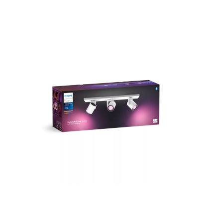 Philips - LED RGBW Hämardatav kohtvalgusti Hue ARGENTA 3xGU10/4,2W/230V 2000-6500K