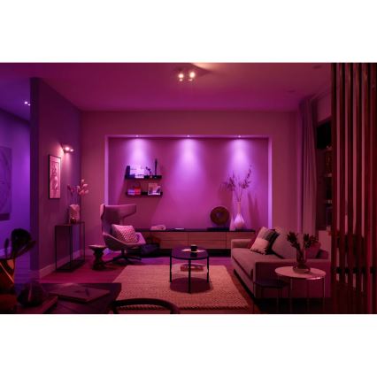 Philips - LED RGBW Hämardatav kohtvalgusti Hue ARGENTA 4xGU10/4,2W/230V 2000-6500K