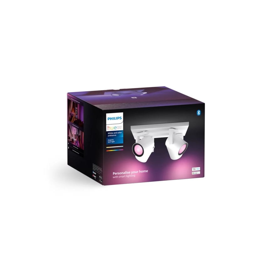 Philips - LED RGBW Hämardatav kohtvalgusti Hue ARGENTA 4xGU10/4,2W/230V 2000-6500K