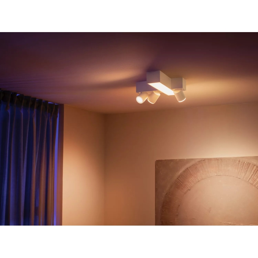 Philips - LED RGBW Hämardatav kohtvalgusti Hue CENTRIS 3xGU10/4,2W/230V + LED/11W 2000-6500K
