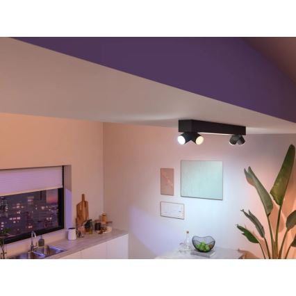 Philips - LED RGBW Hämardatav kohtvalgusti Hue CENTRIS 4xGU10/4,2W/230V + LED/11W 2000-6500K