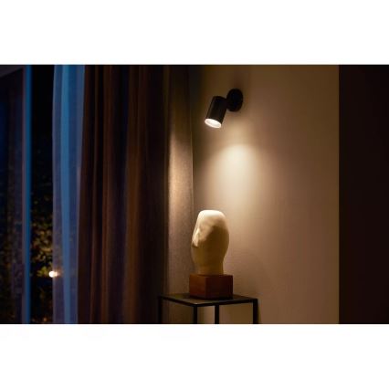 Philips - LED RGBW Hämardatav kohtvalgusti Hue FUGATO 1xGU10/4,2W/230V 2000-6500K must