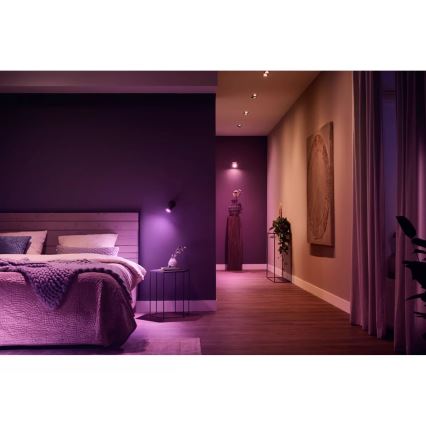 Philips - LED RGBW Hämardatav kohtvalgusti Hue FUGATO 1xGU10/4,2W/230V 2000-6500K must
