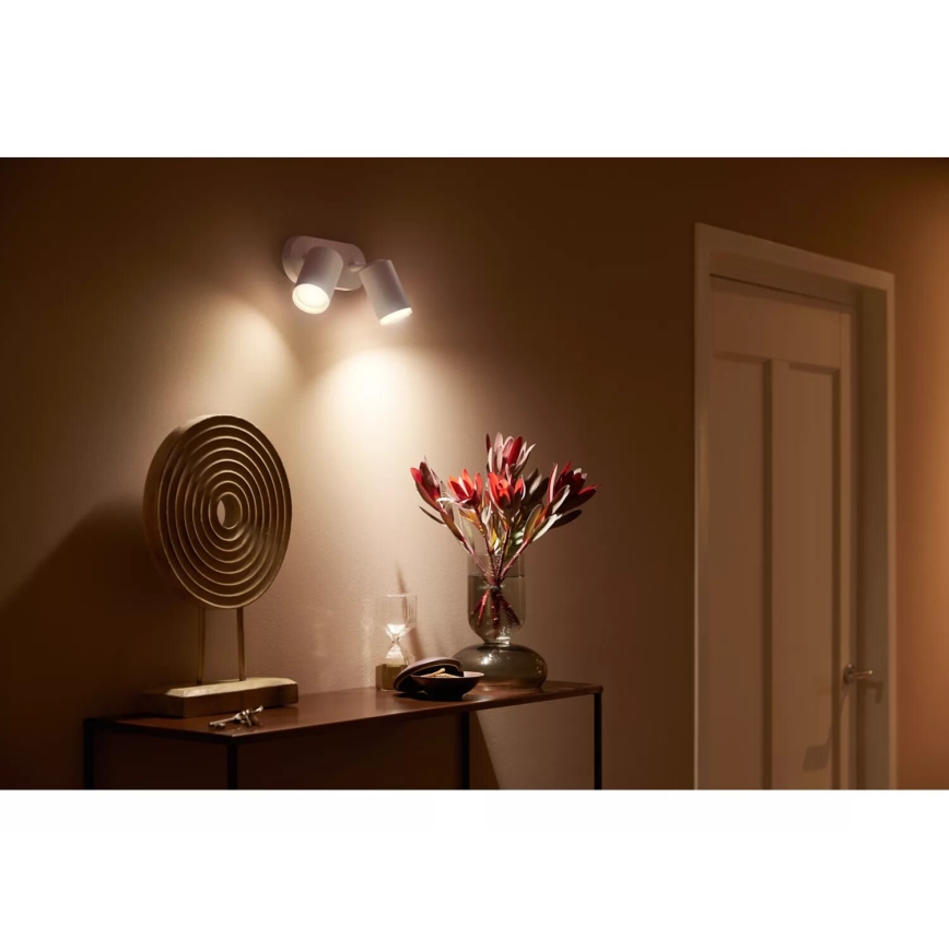 Philips - LED RGBW Hämardatav kohtvalgusti Hue FUGATO 2xGU10/4,2W/230V 2000-6500K valge
