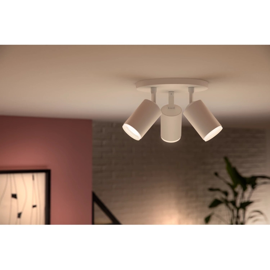Philips - LED RGBW Hämardatav kohtvalgusti Hue FUGATO 3xGU10/4,2W/230V 2000-6500K valge