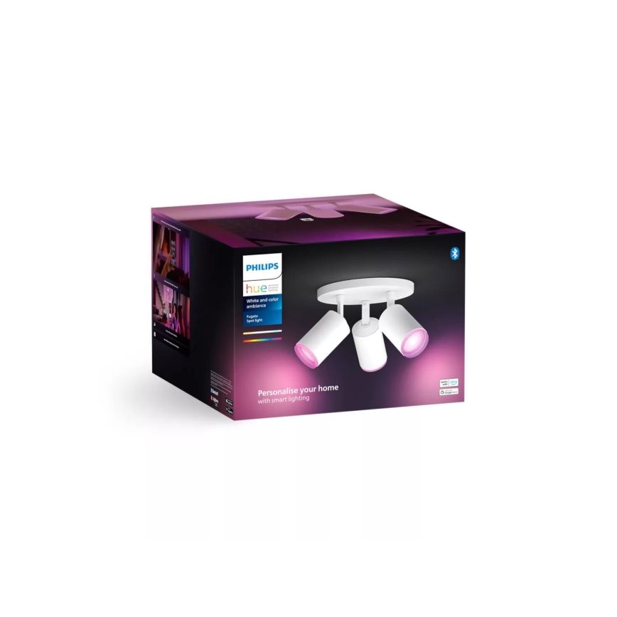 Philips - LED RGBW Hämardatav kohtvalgusti Hue FUGATO 3xGU10/4,2W/230V 2000-6500K valge