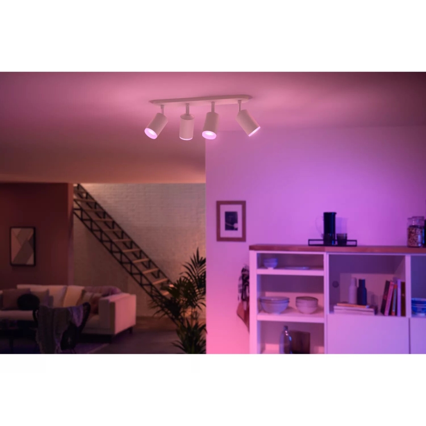 Philips - LED RGBW Hämardatav kohtvalgusti Hue FUGATO 4xGU10/4,2W/230V 2000-6500K valge