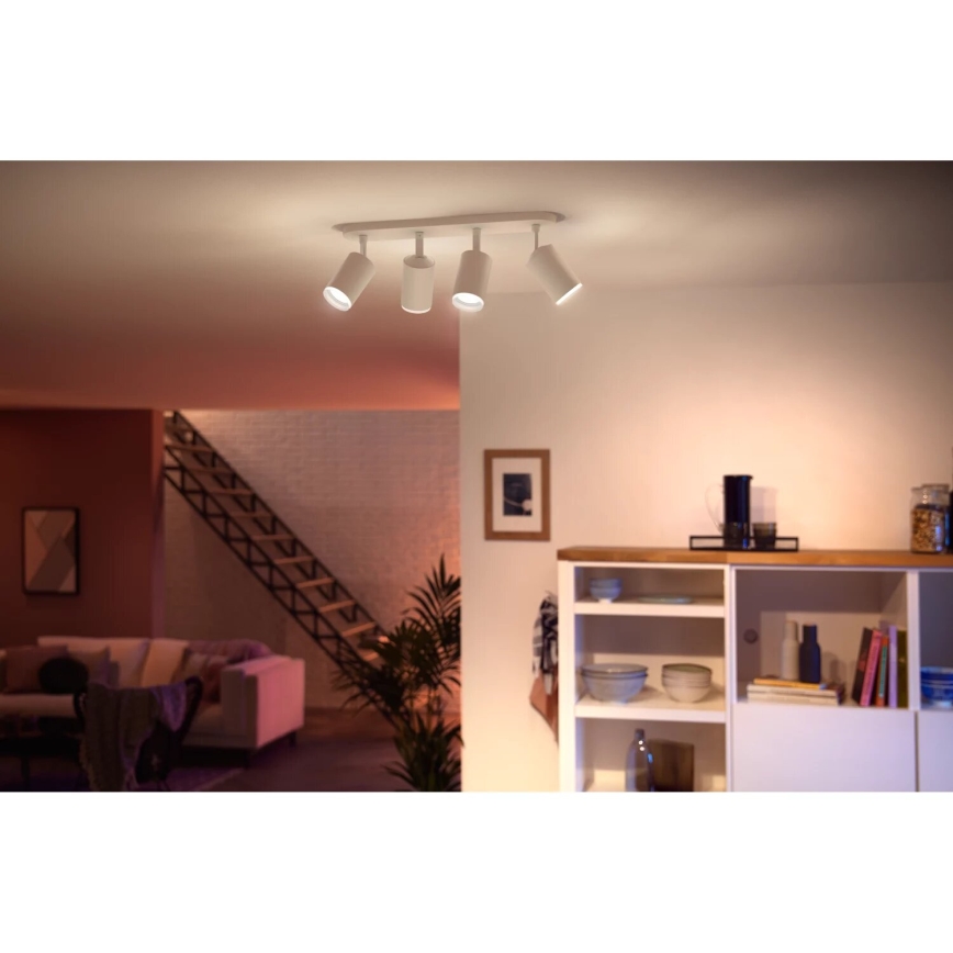 Philips - LED RGBW Hämardatav kohtvalgusti Hue FUGATO 4xGU10/4,2W/230V 2000-6500K valge